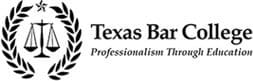 Texas Bar College. Professionalism Through Education.