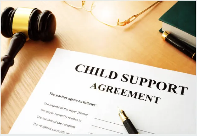 Child support paperwork.